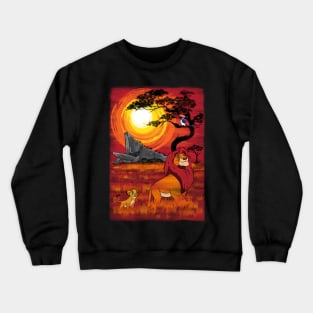 Sunset in the Pride Lands Crewneck Sweatshirt